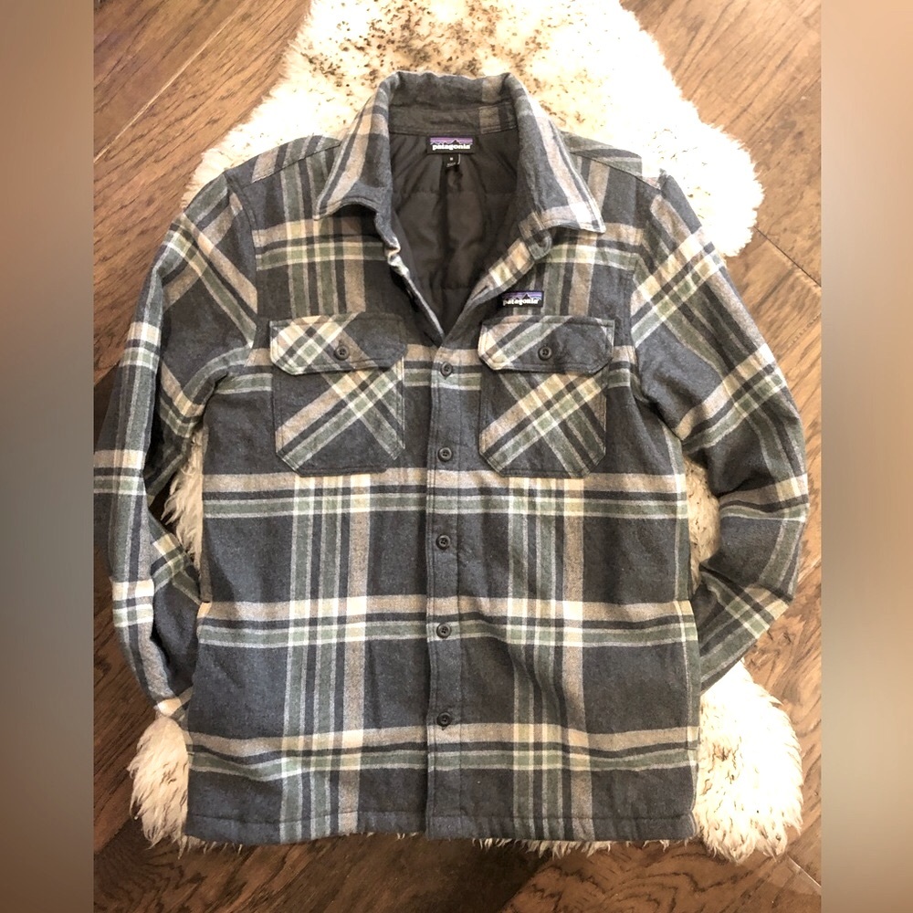 Patagonia. Insulated. Cotton. Midweight. Flannel. Shacket (Shirt/Jacket)